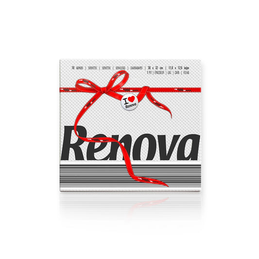 Servilletas Renova 1 Hoja 70 un 33 x 33 cm