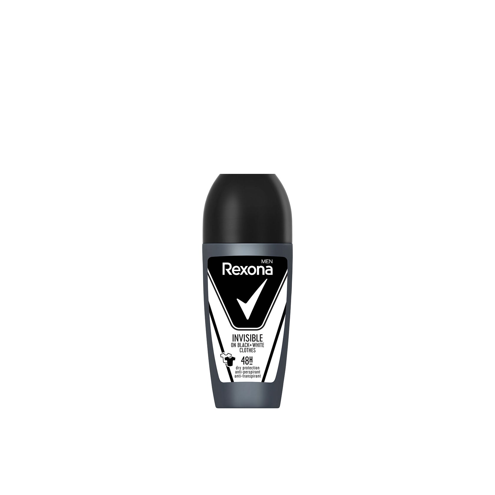 Rexona Hombre Roll-On Invisible Negro + Ropa Blanca 50 ml