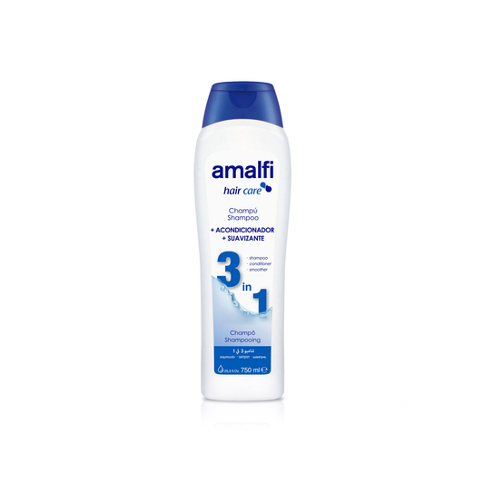 Amalfi Champú, Acondicionador y Suavizante 3 en 1 750 ml