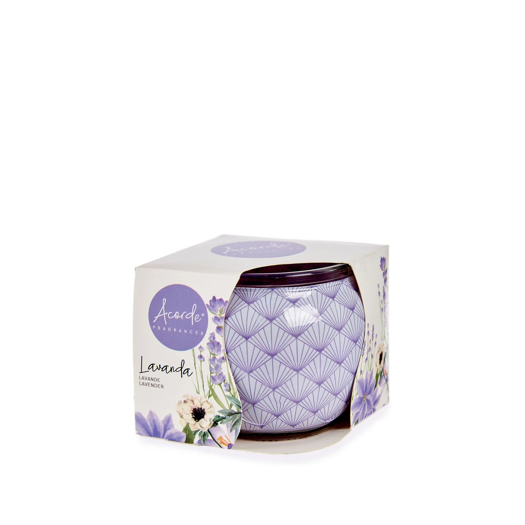 Vela perfumada de cristal Wake Up Lavanda