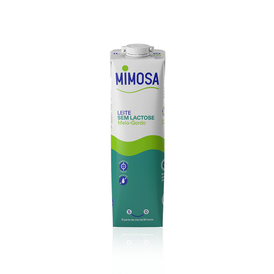 Mimosa Leite Meio Gordo Sem Lactose 1 L