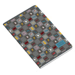 Ambar Caderno Agrafado PP A4 48F 90G Teen Inverse Quadriculado