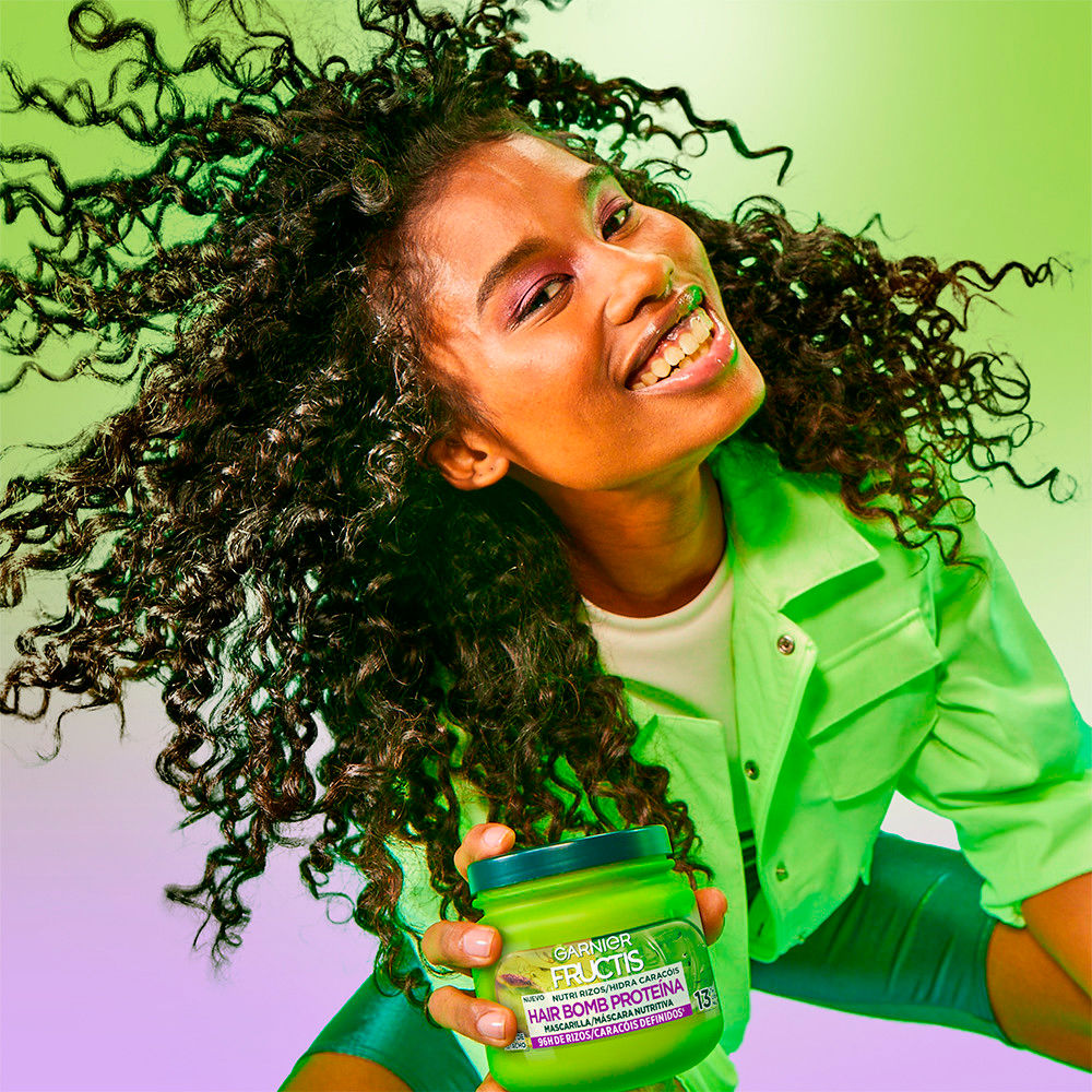 Garnier Máscara cachos fructis hidra 300 ml