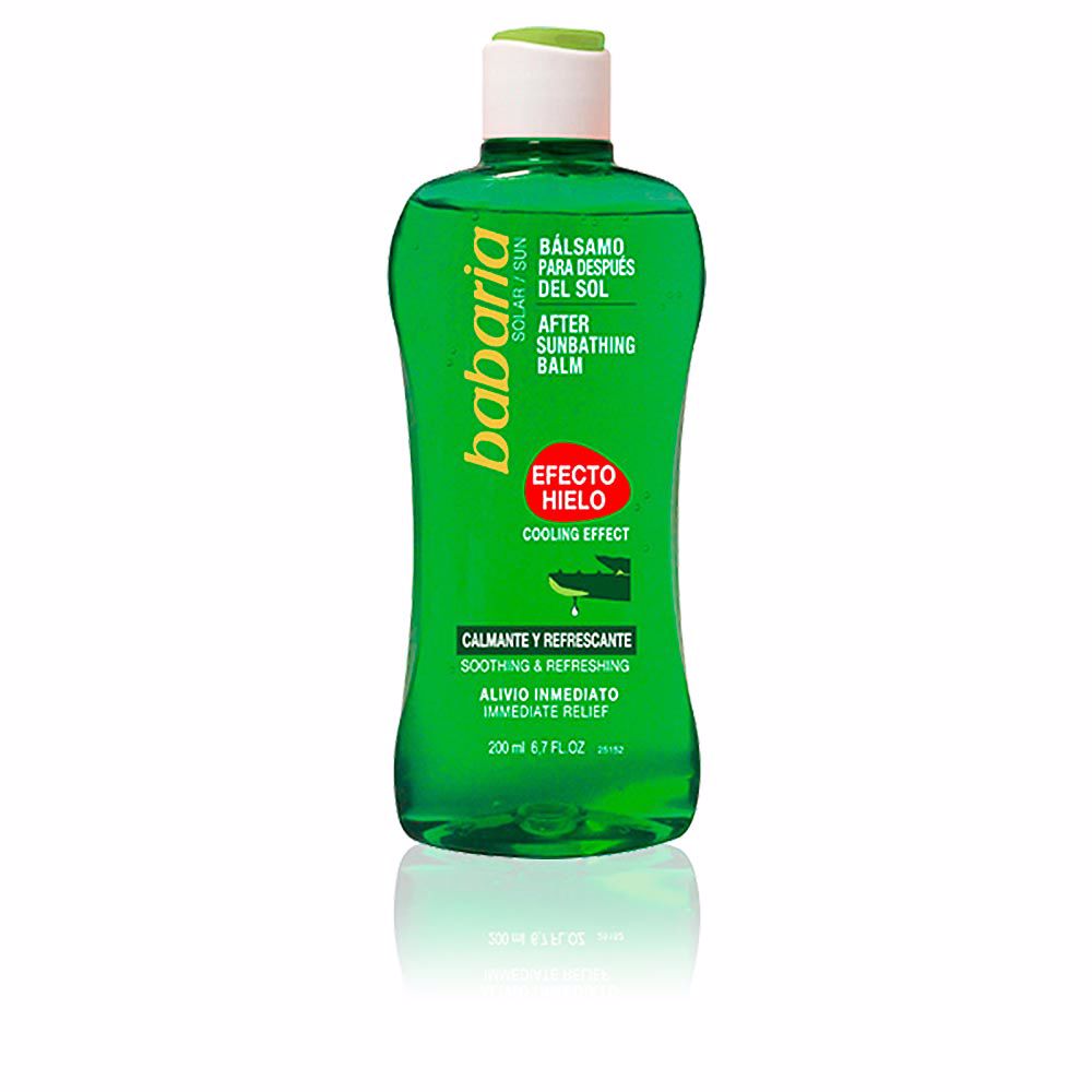 Babaria Solar aloe vera after sun gel efeito gelo 200 ml