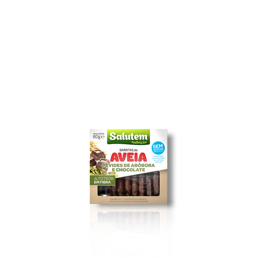 Salutem Barritas Aveia, Abóbora e Chocolate 80 gr