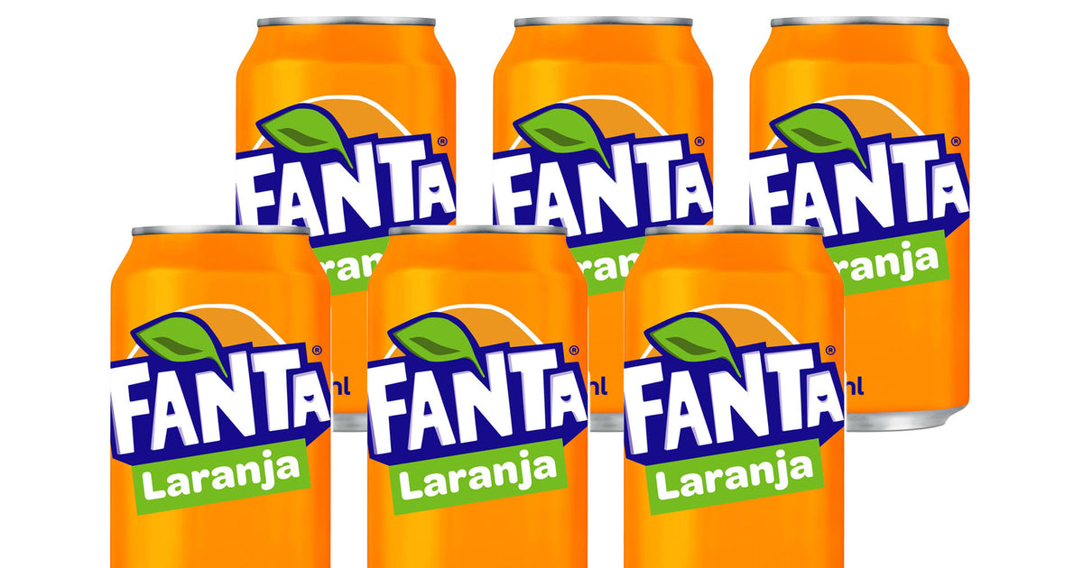 Fanta Laranja Lata 33 cl - Pack 6 x 33 cl