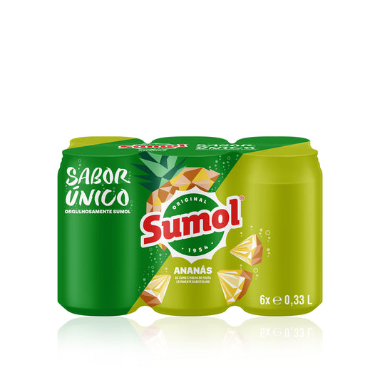 Sumol Lata Ananás 33 cl - Pack 6 x 33 cl — embalagem