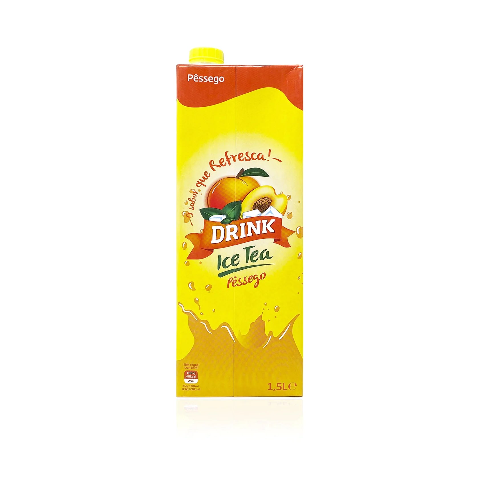Drink Ice Tea Pêssego 1,5 L — embalagem