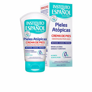 Instituto Español Pele atópica creme hidratante e reparador para pés 100 ml