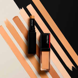 Shiseido Synchro skin corretivo auto refrescante de ponta dupla #401 bronzeado 5,8 ml