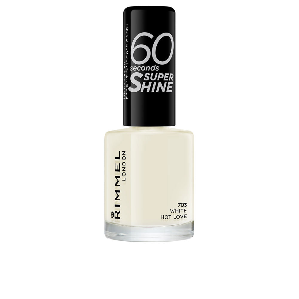 Rimmel London Esmalte 60 seconds super shine #703-white hot love 8 ml