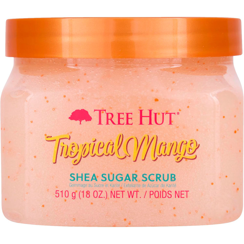Tree Hut Esfoliante corporal de açúcar com aroma de manga tropical 510g