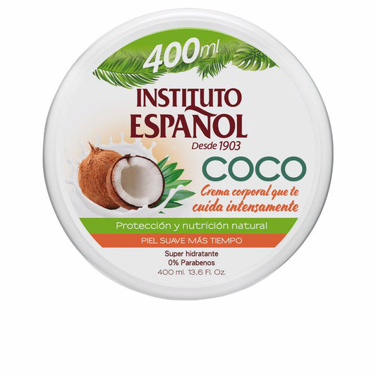 Instituto Español Creme de coco corporal super hidratante 400 ml