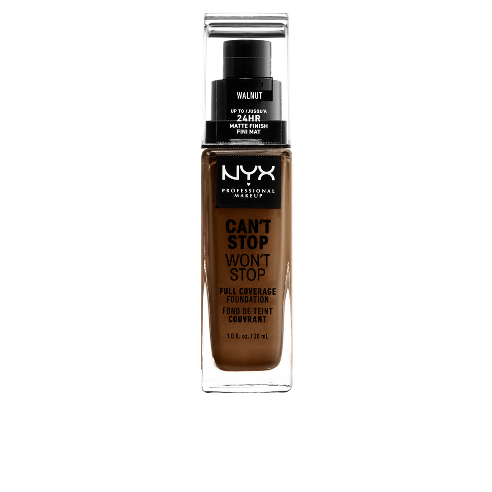 Nyx Professional Make Up Não pode parar, não parará base de cobertura total #noz