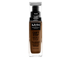 Nyx Professional Make Up Não pode parar, não parará base de cobertura total #noz