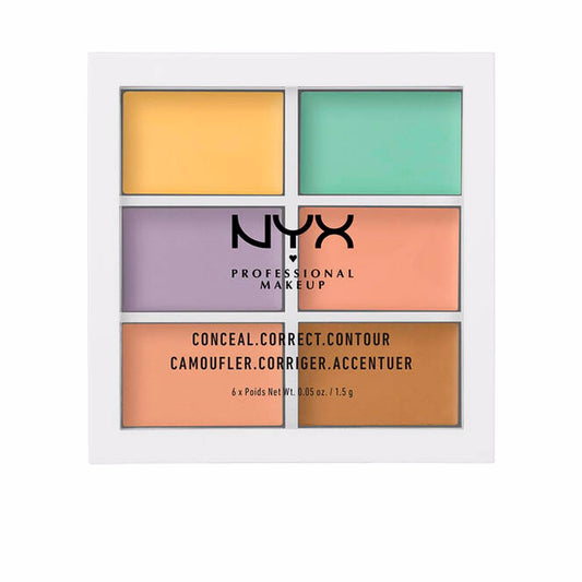 Nyx Professional Make Up Paleta conceal correct contour 6 x 1,5 gr