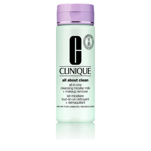 Clinique All About Clean Leite Micelar de Limpeza Tudo-em-Um + Removedor de Maquilhagem Pele Muito Seca a Mista 200ml