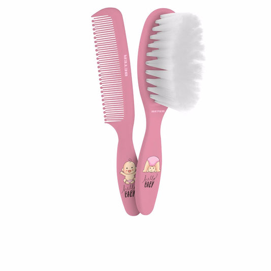 Beter Cepillo&peine bebe pack rosa 2 u
