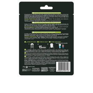 Garnier Máscara desintoxicação preta de carvão puro skinactive com efeito redutor de poros 28g