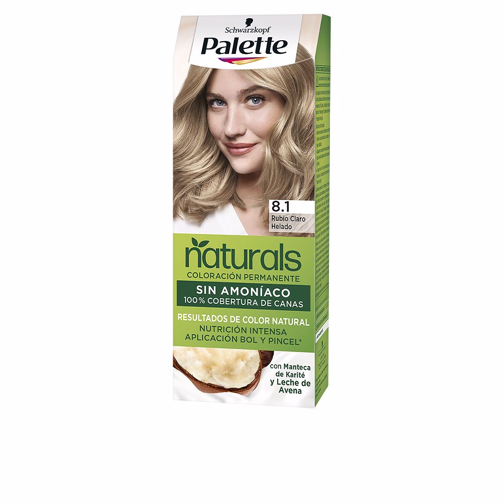 Palette Natural palette corante #8.1-loiro claro gelo 1u