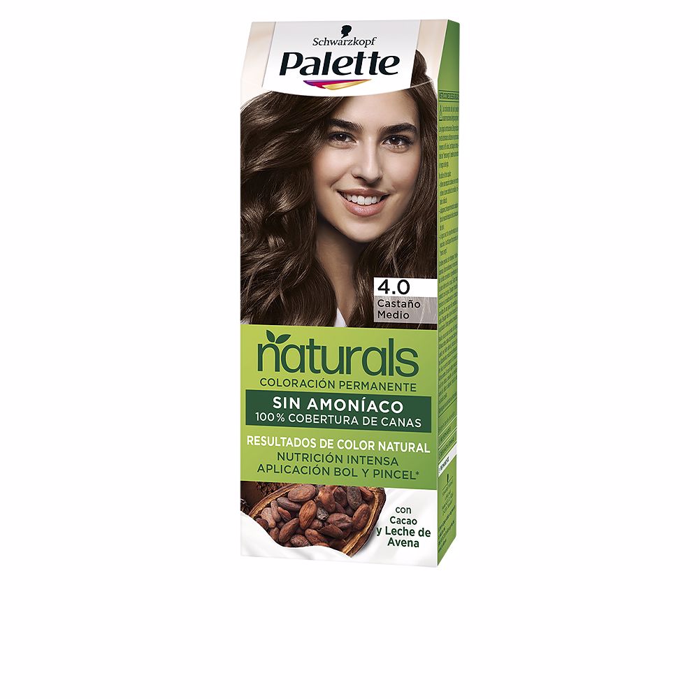 Palette Corante natural palette #4.0-marrom médio 1u
