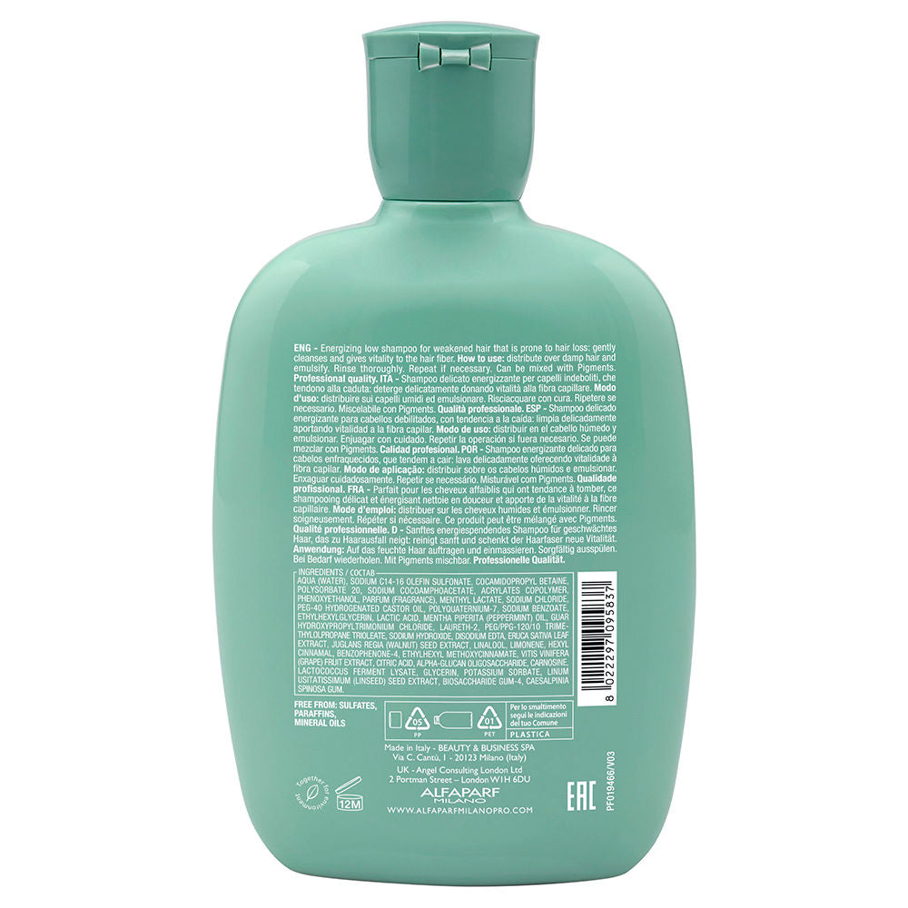 Alfaparf Milano Professional Semi Di Lino Scalp Renew Champô Energizante Low 250ml