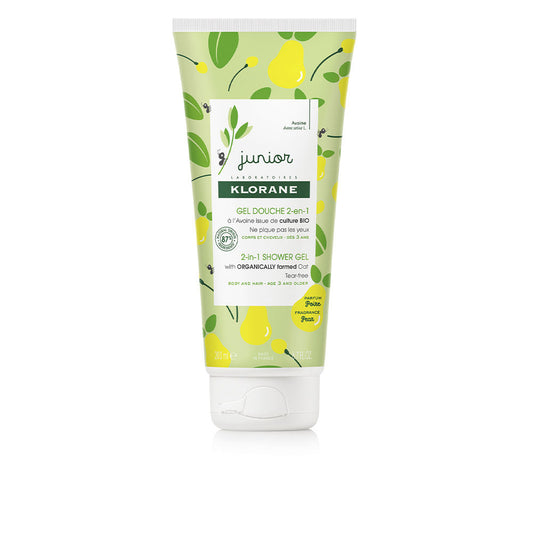 Klorane Gel de banho junior para cabelo e corpo #pêra 200 ml