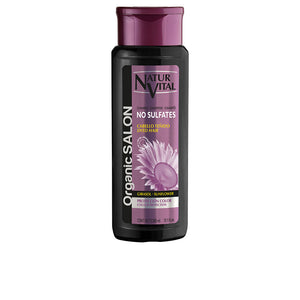 Natur Vital Organic salon shampoo sem sulfato com proteção uv da cor 300 ml