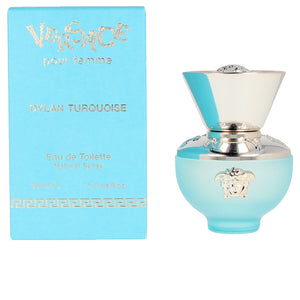 Versace Dylan turquesa eau de toilette de toalete de vaporizador de banheiro 30 ml