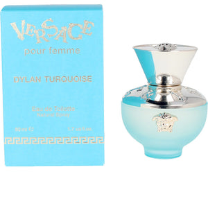 Versace Dylan turquesa eau de toilette de toalete de vaporizador de banheiro 50 ml