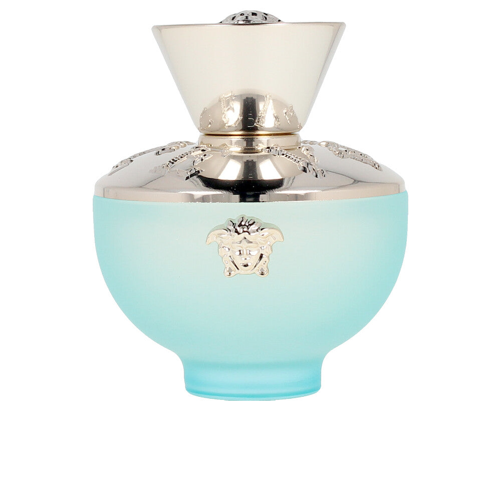 Versace Dylan turquesa eau de toilette de toalete de vaporizador de banheiro 100 ml
