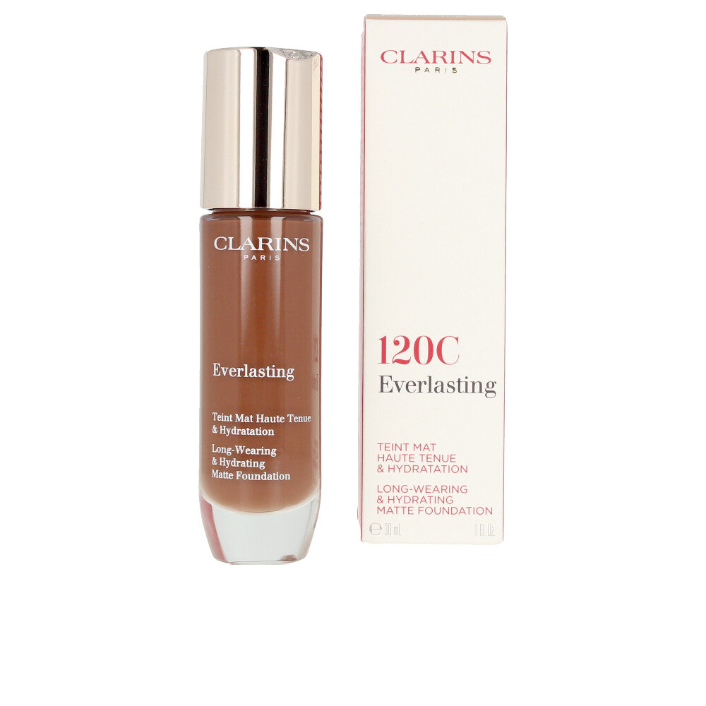 Clarins Everlasting teint mat haute tenue #120c-espresso