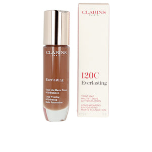 Clarins Everlasting teint mat haute tenue #120c-espresso