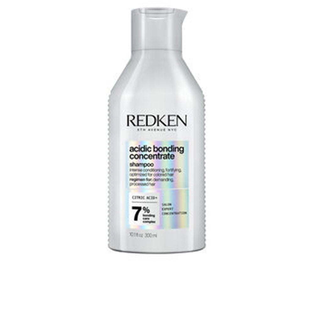 Redken Shampoo acidic bonding concentrate profissional sem sulfato para cabelos danificados 300 ml