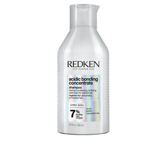 Redken Shampoo acidic bonding concentrate profissional sem sulfato para cabelos danificados 300 ml