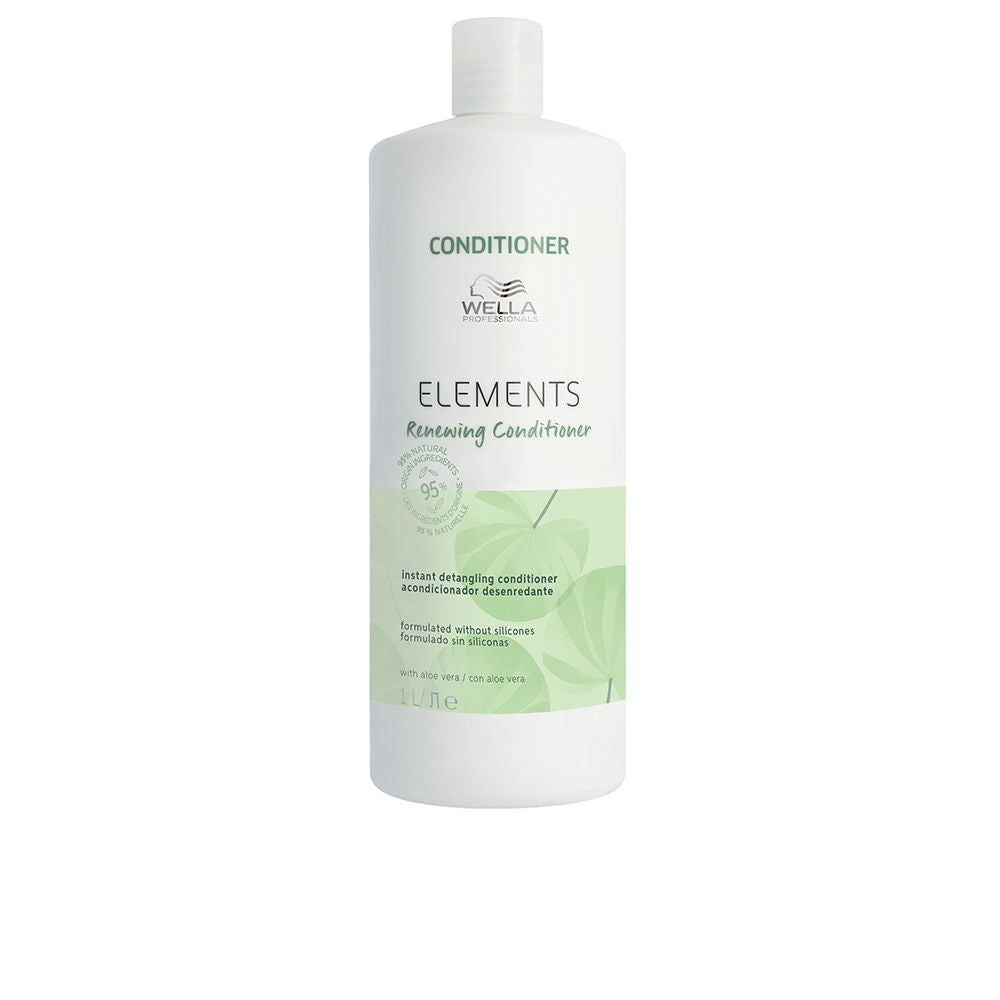 Wella Professionals Elements condicionador renovador suave sem silicones todos os tipos de cabelo 1000 ml