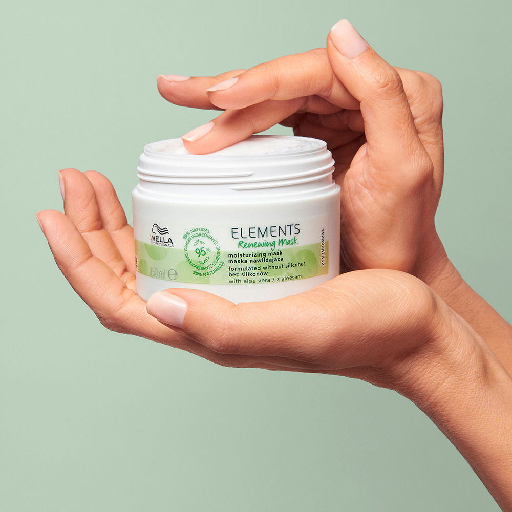 Wella Professionals Elementos máscara hidratante renovadora sem silicones todos os tipos de cabelo 500 ml
