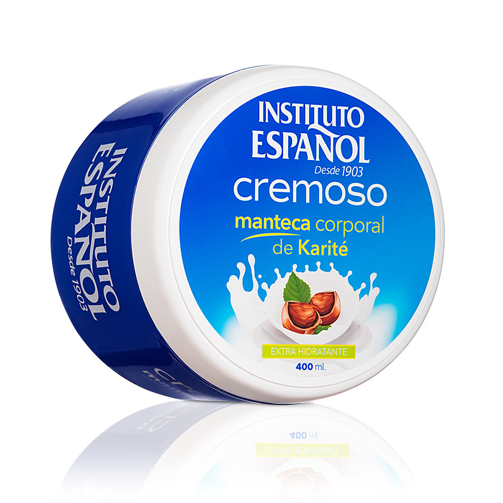 Instituto Español Manteiga de karité manteiga corporal cremoso 400 ml