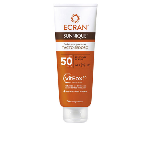 Ecran Sunnique gel creme de toque de seda fps50 250 ml