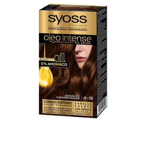 Syoss Oleo intenso cor de cabelo sem amônia #4.18-chocolate 5 pz