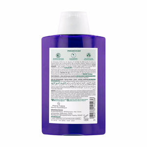 Klorane A la centaurea bio shampoo anti-amarelecimento para cabelos grisalhos e loiros 200 ml