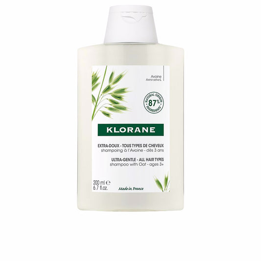 Klorane Shampoo suave leite de aveia 200 ml