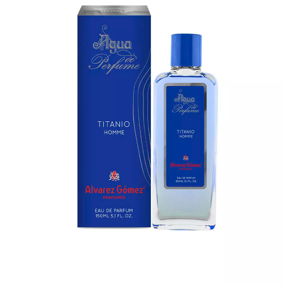 Alvarez Gomez Titânio homme eau de toilette de toalete de vaporizador de perfume 150 ml