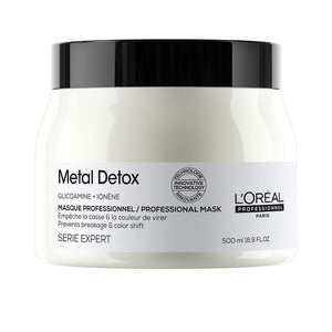 L'Oréal Professionnel Paris Máscara metal detox para cabelos danificados 500 ml