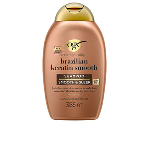 Ogx Shampoo para cabelos queratina brasileira 385 ml