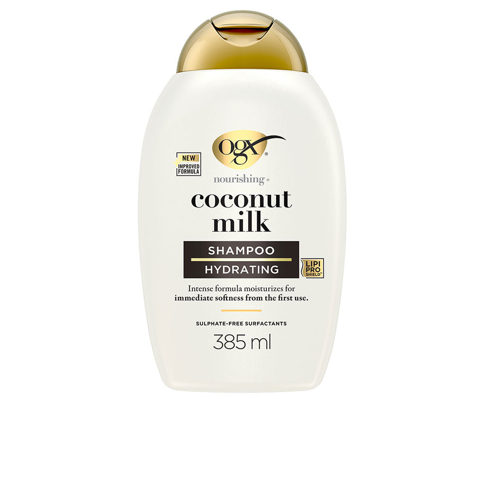 Ogx Shampoo para cabelos com leite de coco 385 ml