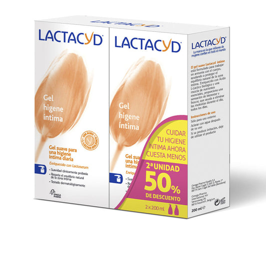 Lactacyd Coffret lactacyd gel íntimo 2 x 200 ml