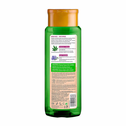 Natur Vital Shampoo eco hidratante de cânhamo e linhaça 300 ml