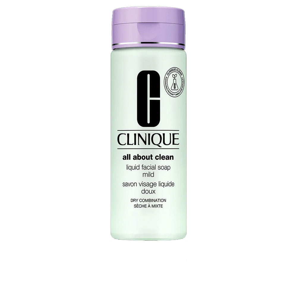 Clinique Sabonete líquido facial suave tudo sobre limpar 200 ml