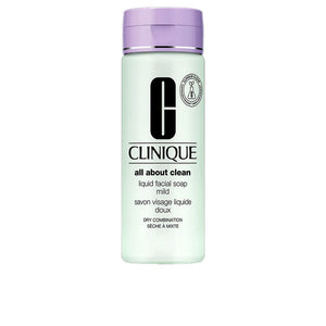 Clinique Sabonete líquido facial suave tudo sobre limpar 200 ml